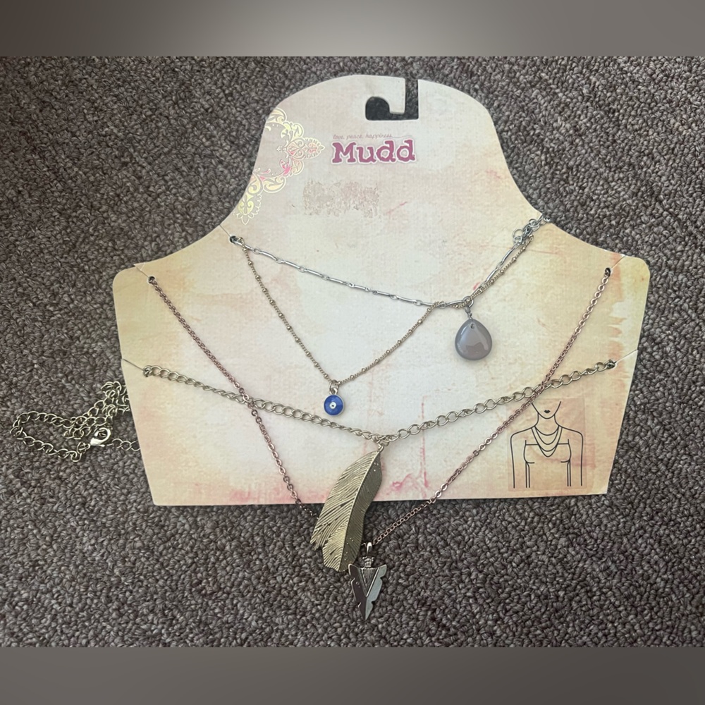 MUDD set of 4 necklaces BRAND NEW